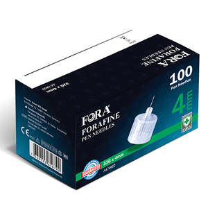 FORAFINE INSULIN PEN NEEDLE 32GX4MM 100