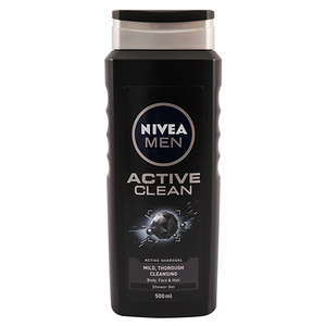 NIVEA SHOWER GEL ACTIVE CLEAN 500ML