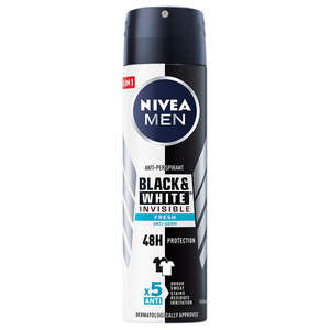 NIVEA MEN DEO INVIS BLACK&WHITE FRSH 150