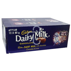CADBURY DAIRY MILK ORIGINAL 80G X 12  ~