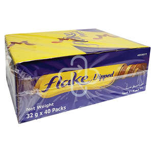 CADBURY DIPPED FLAKE 32G X 40  ~