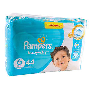 PAMPERS BABY DRY PANTS S6 JUMBO PC XL 44