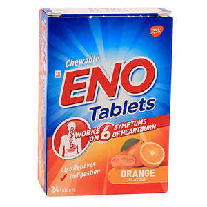 ENO ORANGE TABLETS CHEWABLE 24