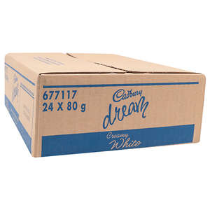 CADBURY 80G DREAM CREAMY WHITE 24 ~