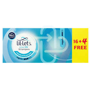 LIL-LETS TAMPON REGULA LIGHT-MED FLOW 20