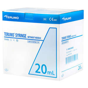 SYRI 20ML LEUR SLIP ECCENTRIC TERUMO 50~