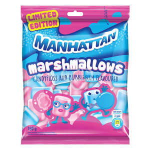 MANHATTAN M/MALLOW CNDYFLOS&BUBBL 150G