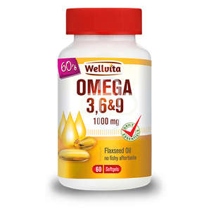 OMEGA 3&6&9 1000MG 60 SOFTGELS WELLVITA