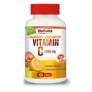 VITAMIN C 1000MG 120 TABS WELLVITA