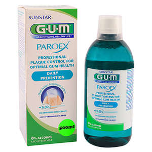 GUM PAROEX MOUTHRINSE 0.06% 500ML