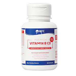 PREMIUM VITAMIN B CO CAPS 30