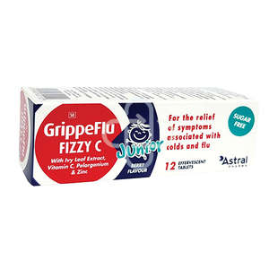 GRIPPEFLU FIZZY JUNIOR EFF 12
