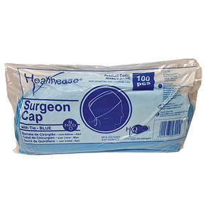 MOP CAP SURGEONS WITH TIE BLUE H/E 100~