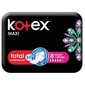 KOTEX MAXI YOUNG SUPER WINGS 8 DESIGNER