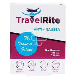 TRAVELRITE ANTI-NAUSEA TABLETS 20'S