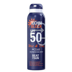 TECHNIBLOCK SPF50 WET & DRY SPRAY 150ML