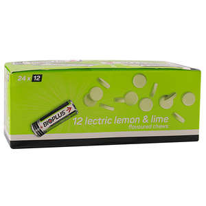 BIOPLUS ENERGY CHEW LECTR LEM LIM 12X24~