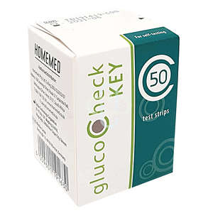 GLUCOCHECK KEY GLUCOSE TEST STRIPS 50~