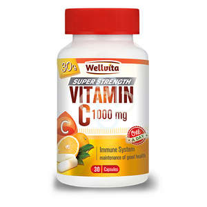 VITAMIN C 1000MG 30 CAPS WELLVITA