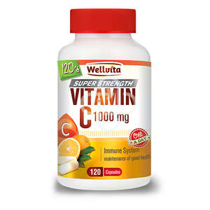VITAMIN C 1000MG 120 CAPS WELLVITA