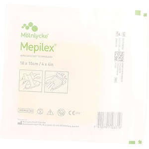 MEPILEX DRESSING 10X10CM SAFETAC 1