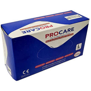 GLOVE EXAM NITRILE P/F LARGE 100~
