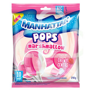 MANHATTAN POPS MARSHMALLOW 210GR
