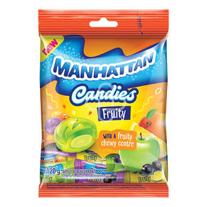 MANHATTAN CANDIES FRUITY 120GR