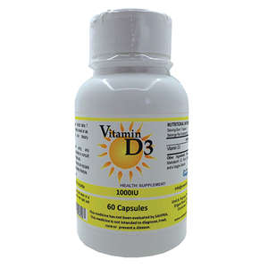 VITAMIN D3 1000IU CAPS 60 BIOFLORA
