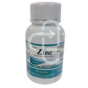 PURE ZINC CAPSULES 60 BIOFLORA