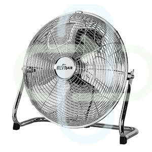 ALVA AIR 40CM METAL FLOOR FAN - SILVER 1