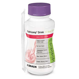 NUTRICOMP 2KCAL FIBRE CHERRY 4X200ML~