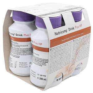 NUTRICOMP PLUS HP CHOC NOUGAT 4X200ML~