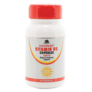 UVUKAHLALE VITAMIN D3 1000IU 60 CAPS
