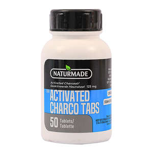 NATURMADE ACTIVATED CHARCOAL TABS 50