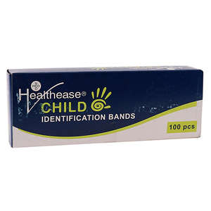 ID BAND WHITE CHILD HEALTHEASE 100~