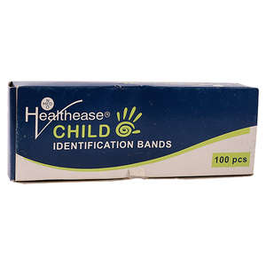 ID BAND BLUE CHILD HEALTHEASE 100~