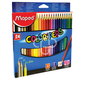 PENCIL COLOR-PEPS MAPED 24'S 1