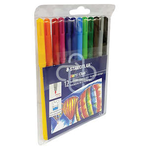 PEN FIBRE TIP KOKI WALLET STAEDTLER 12