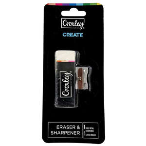 ERASER & 1 HOLE SHARPENER CROXLEY 1