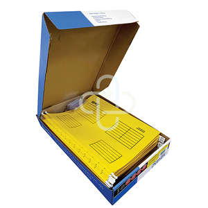 FILE SUSPENSION YELLOW BANTEX & TAB 25'S