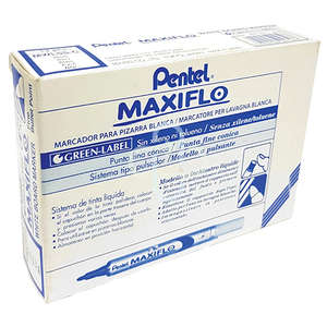MARKER WHITEBOARD MAXIFLO BLUE 12'S ~