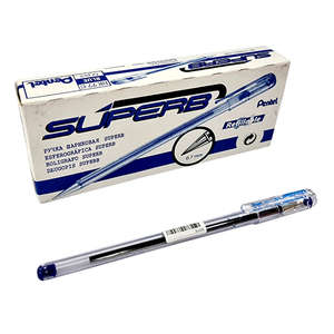 PEN BALLPEN SUPERB  FINE BLUE PEN 12'S