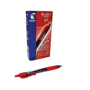 PEN GEL ROLLERBALL RED PILOT BLG27 12'S