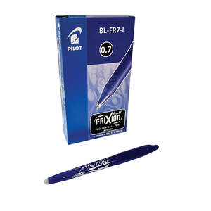 PEN ROLLERBALL FRIXION BLUE 12'S