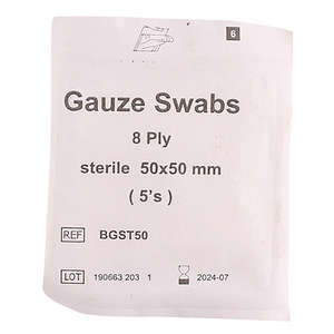 GAUZE 50X50X8PLY STE LEVTRADE 5 1