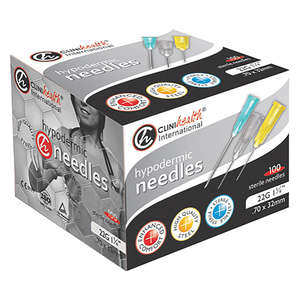NEEDLE 22GX32MM CLINIHEALTH BLACK 100~