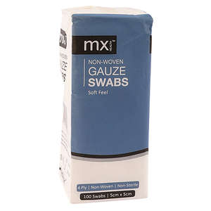 GAUZE 50X50X4PLY N/S MX NON WOVEN 100s