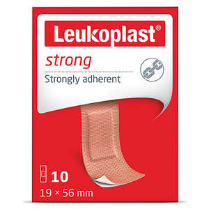 LEUKOPLAST STRONG 19X56MM TAN 10~