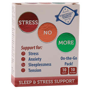 STRESS NO MORE 10 CAPS
